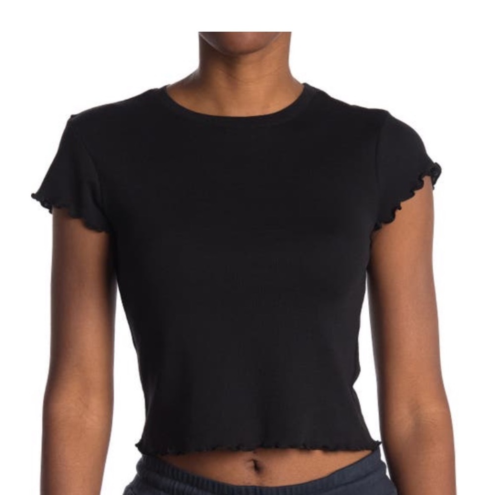 bp black lettuce edge tshirt